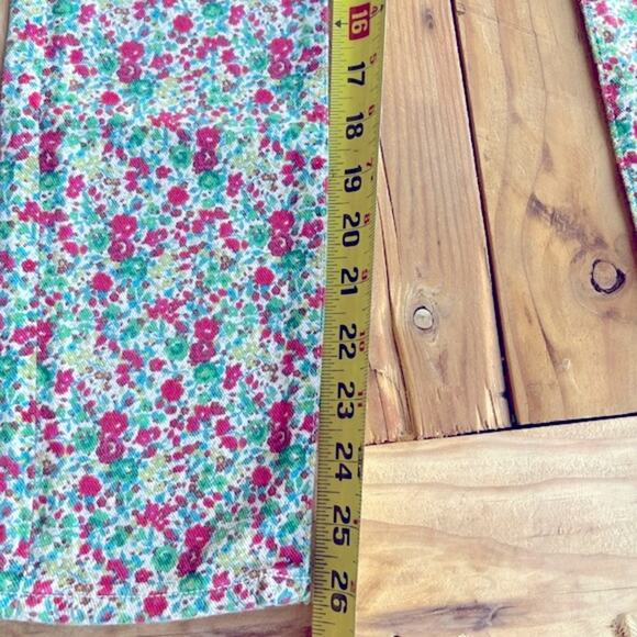 J. Crew Liberty Jeans Womens Size 24 Ankle Floral Toothpick in Emma & Georgina - Picture 7 of 12